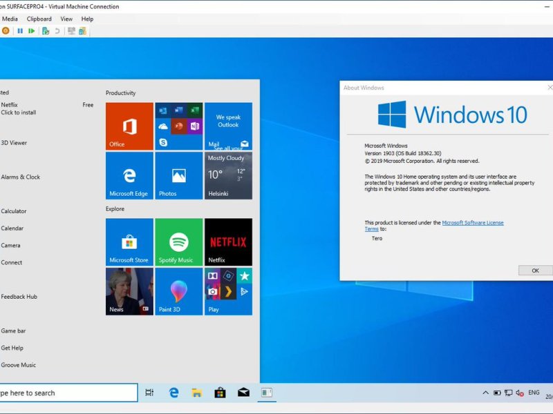 Windows 10 20H1&nbsp;Update